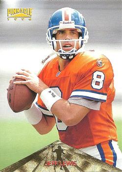 Jeff Lewis Denver Broncos 1996 Pinnacle NFL Rookie card #160